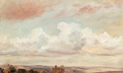 Cumulus Clouds over a Landscape, 1822 by John Constable